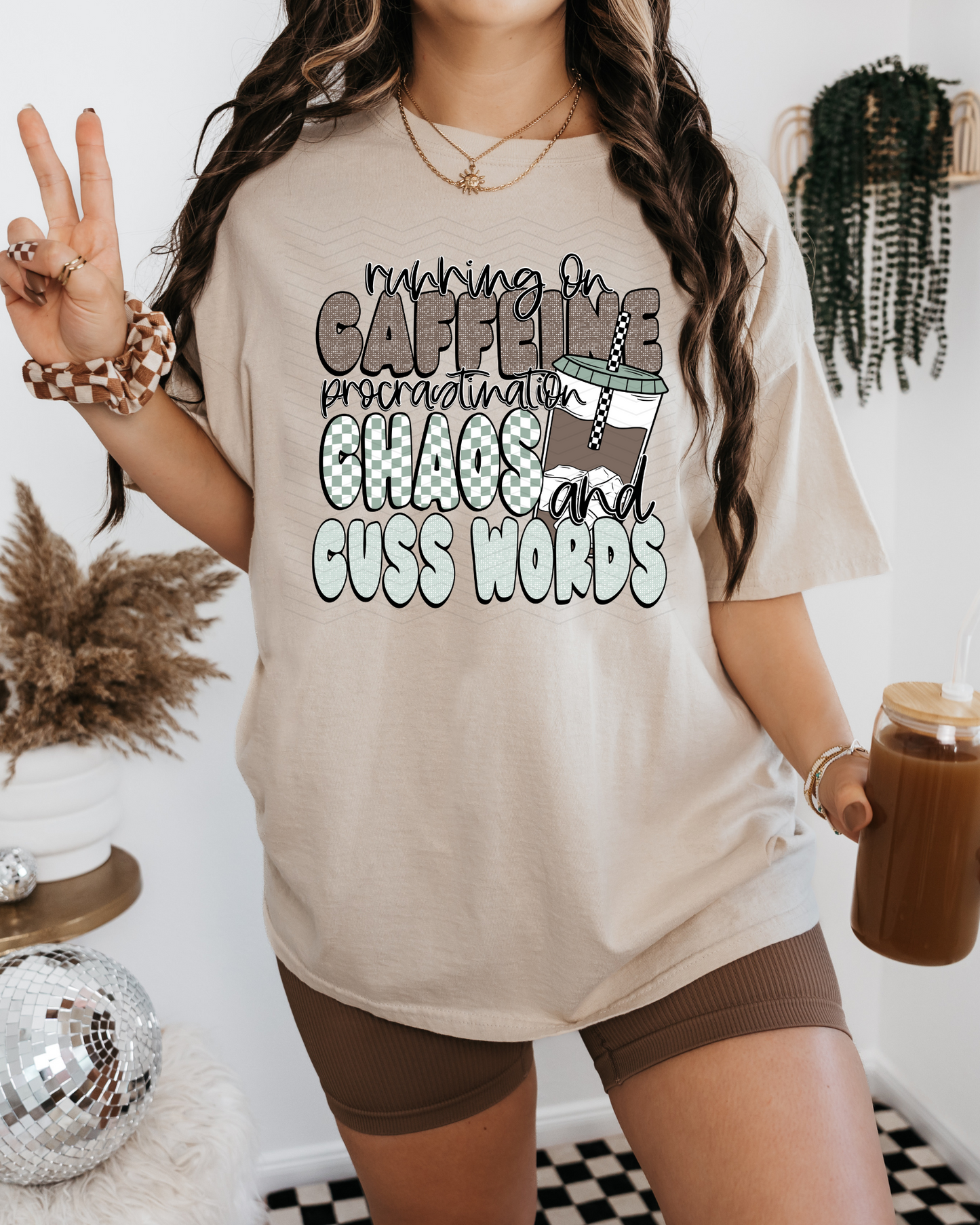 running on chaos and cuss words shirt/sweatshirt
