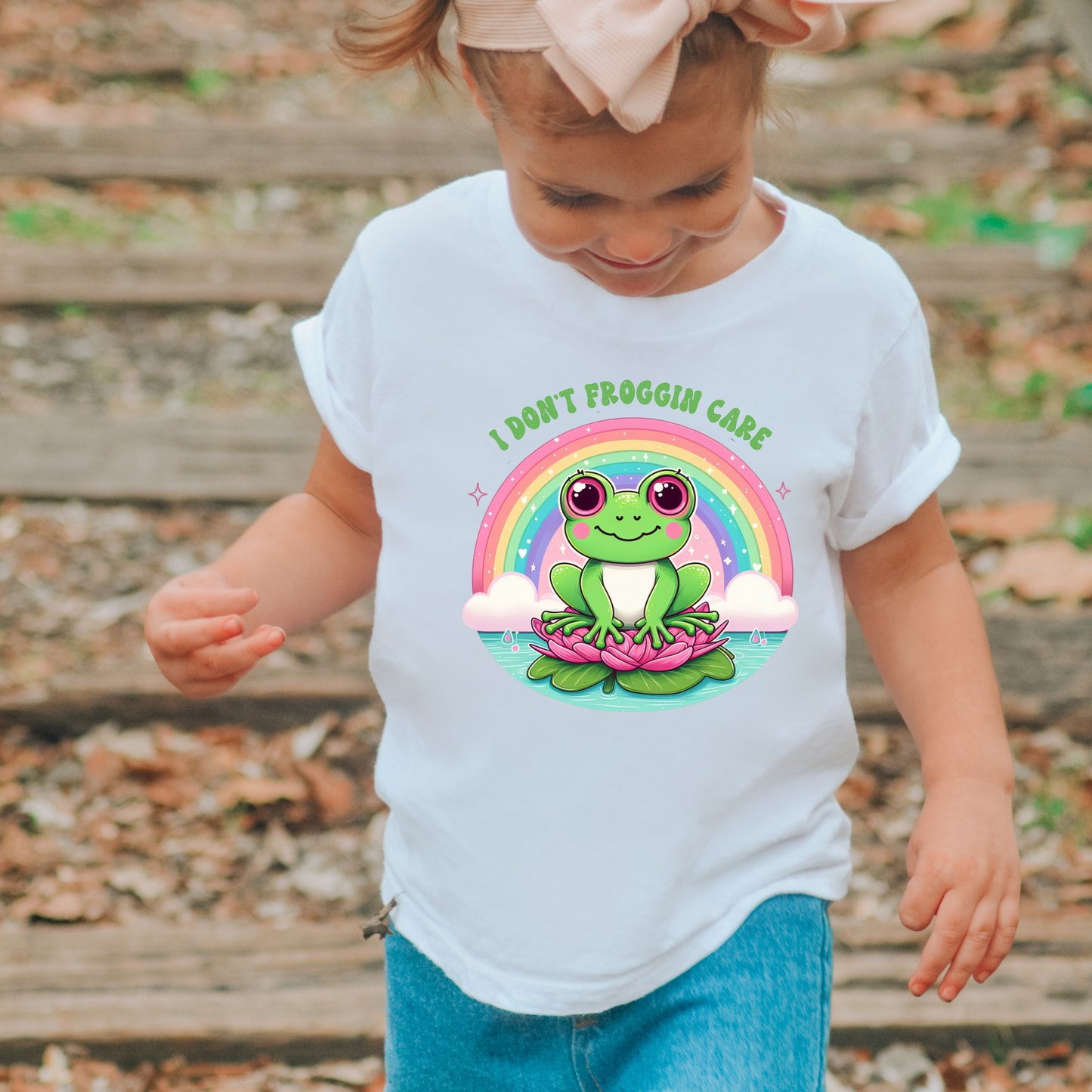 I don't froggin care shirt