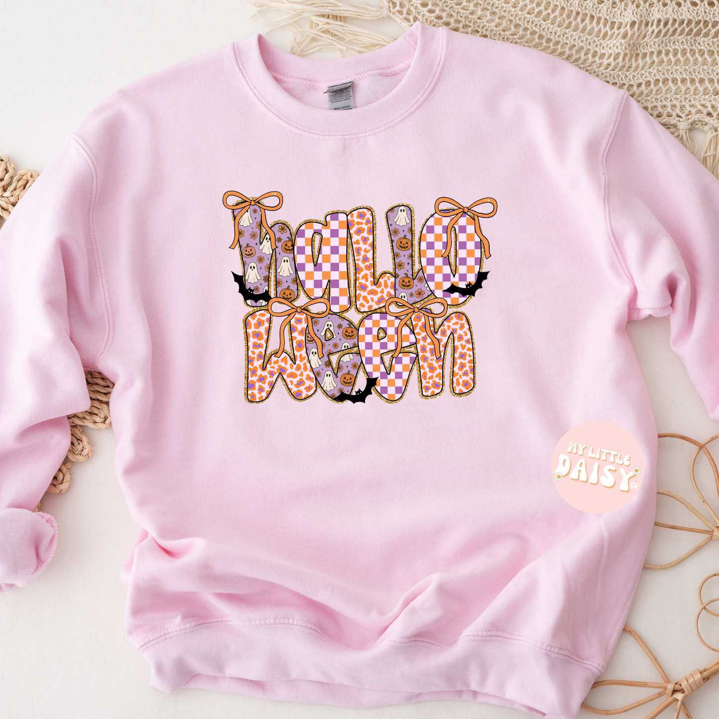 purple and orange halloween shirt/sweatshirt