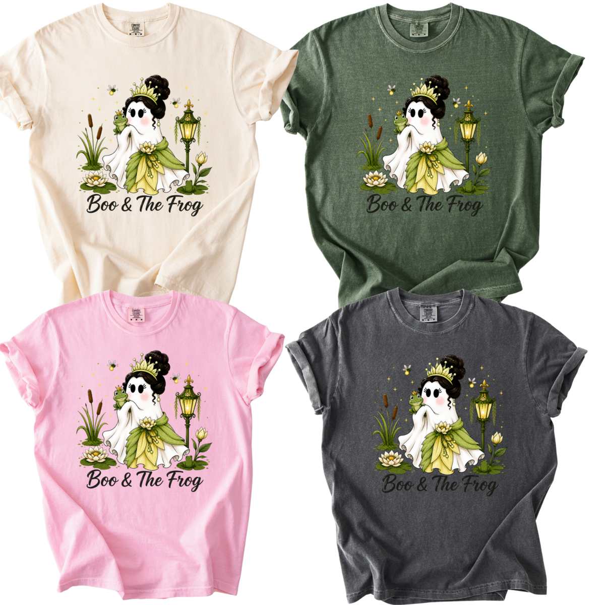 Boo & the frog halloween shirt/sweatshirt