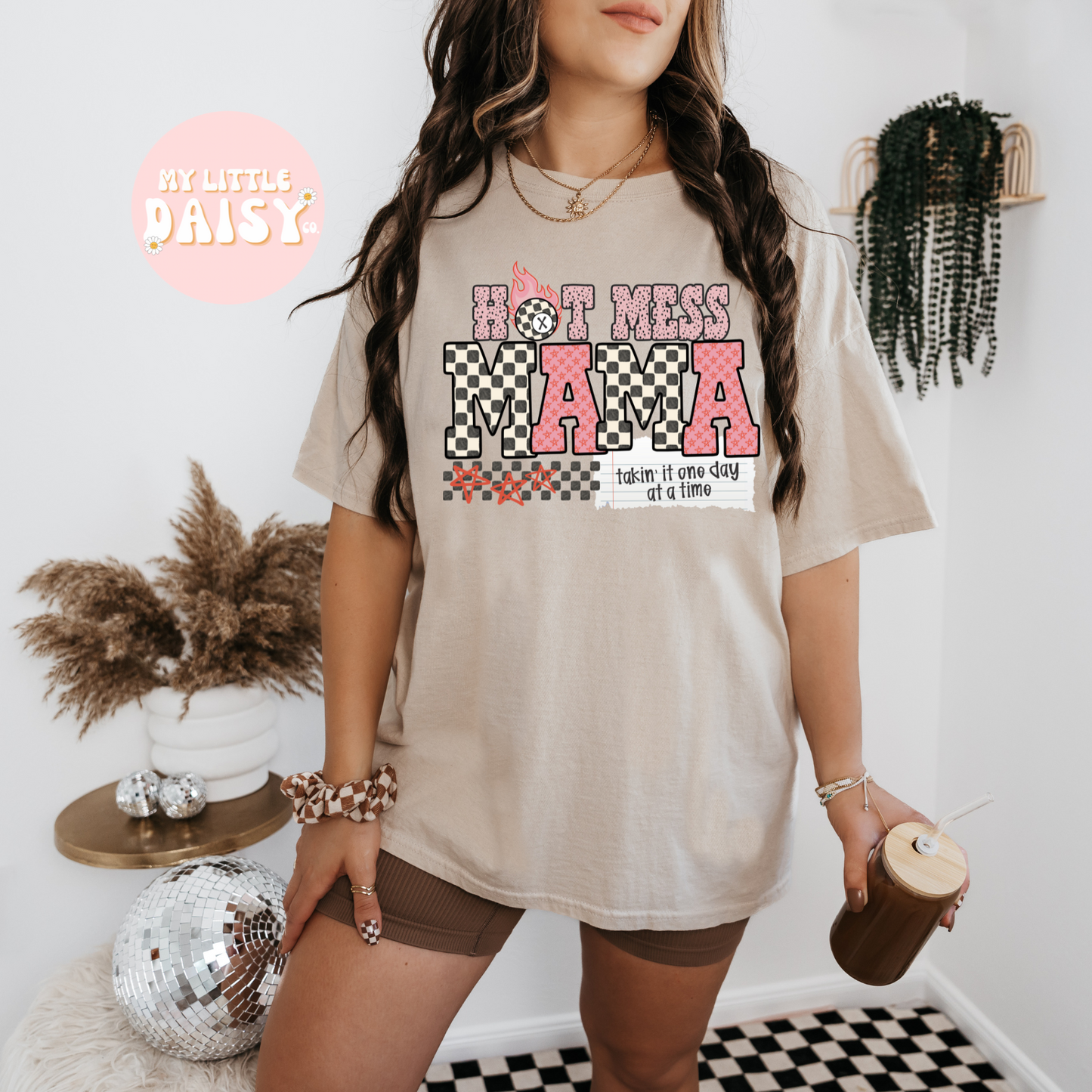 Hot mess mama shirt/sweatshirt