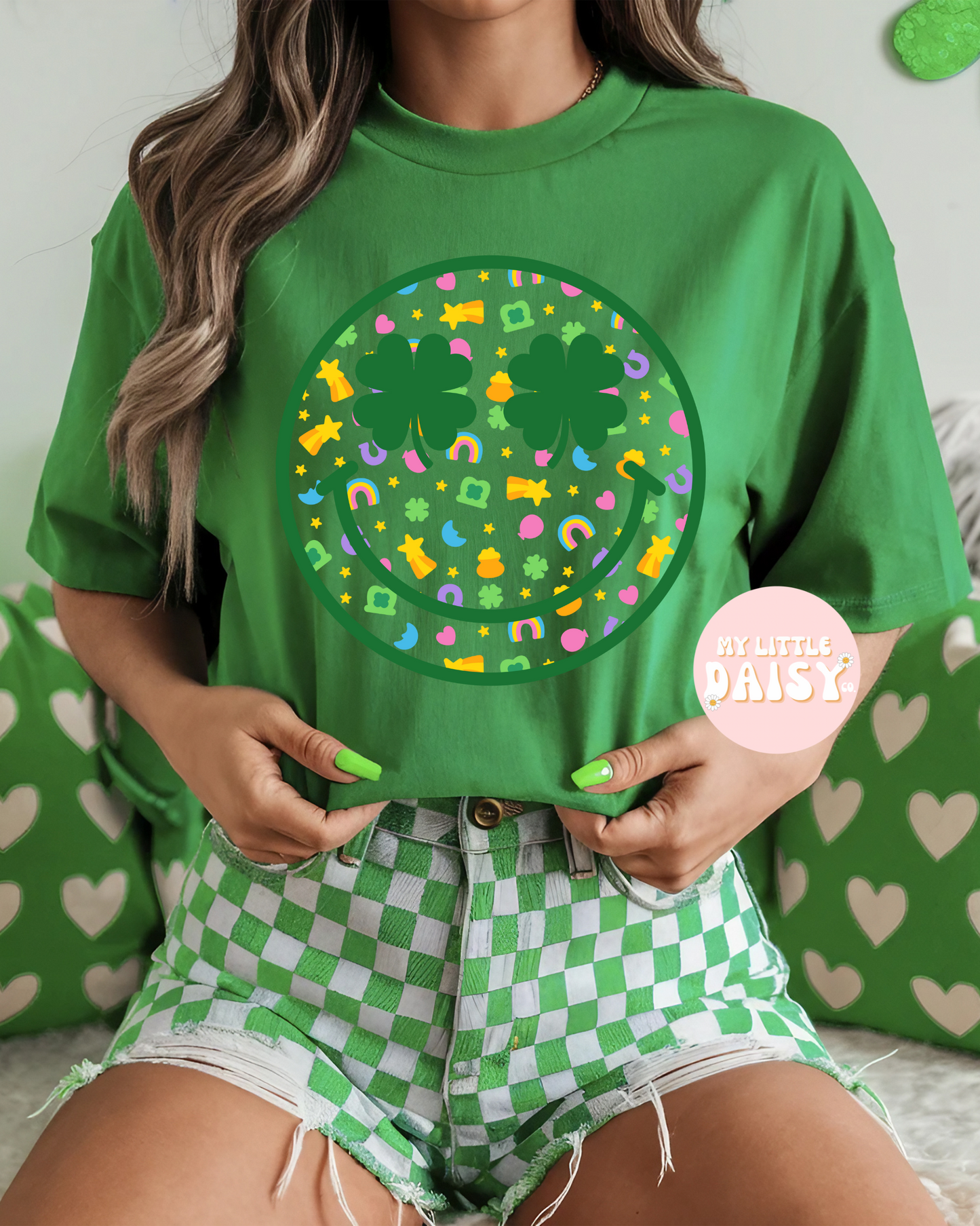st Patricks smiley shirt/sweatshirt