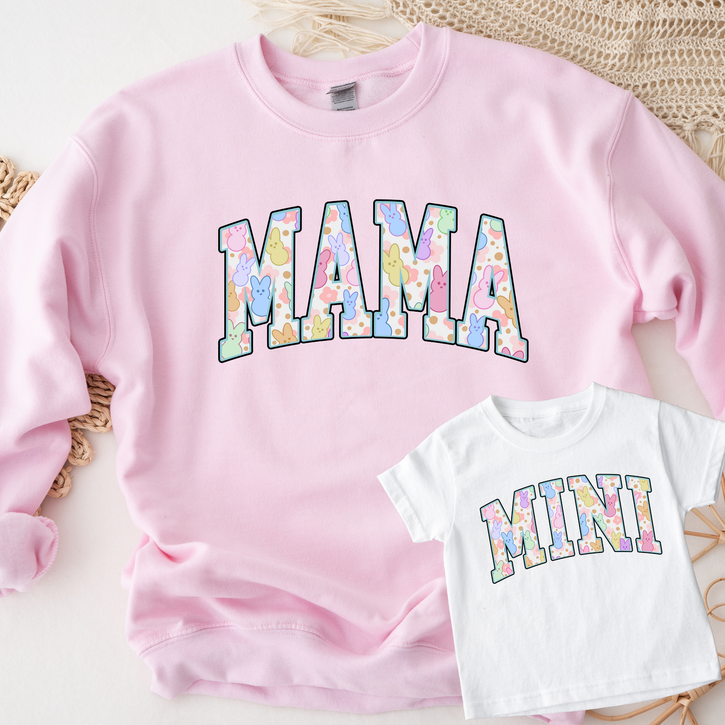 Mini easter letters shirt