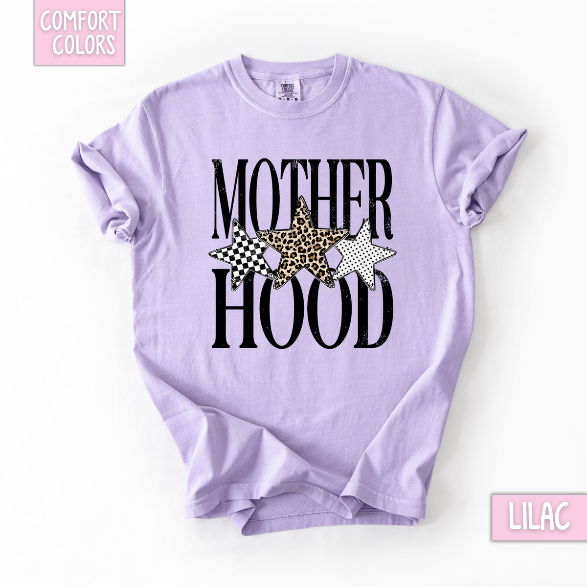 Motherhood pattern star shirt