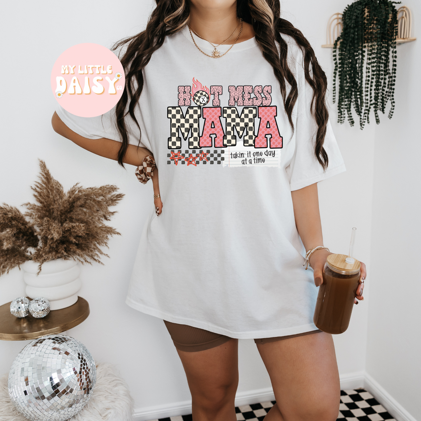 Hot mess mama shirt/sweatshirt