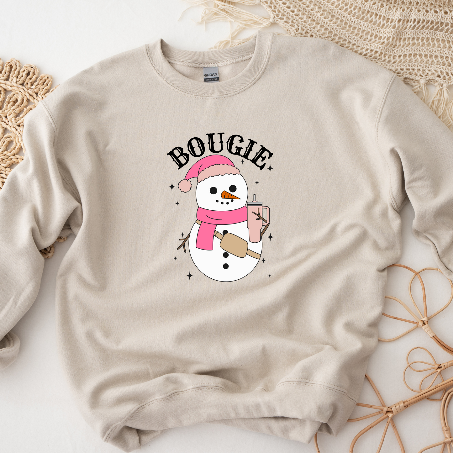 Bougie snowman shirt/sweatshirt