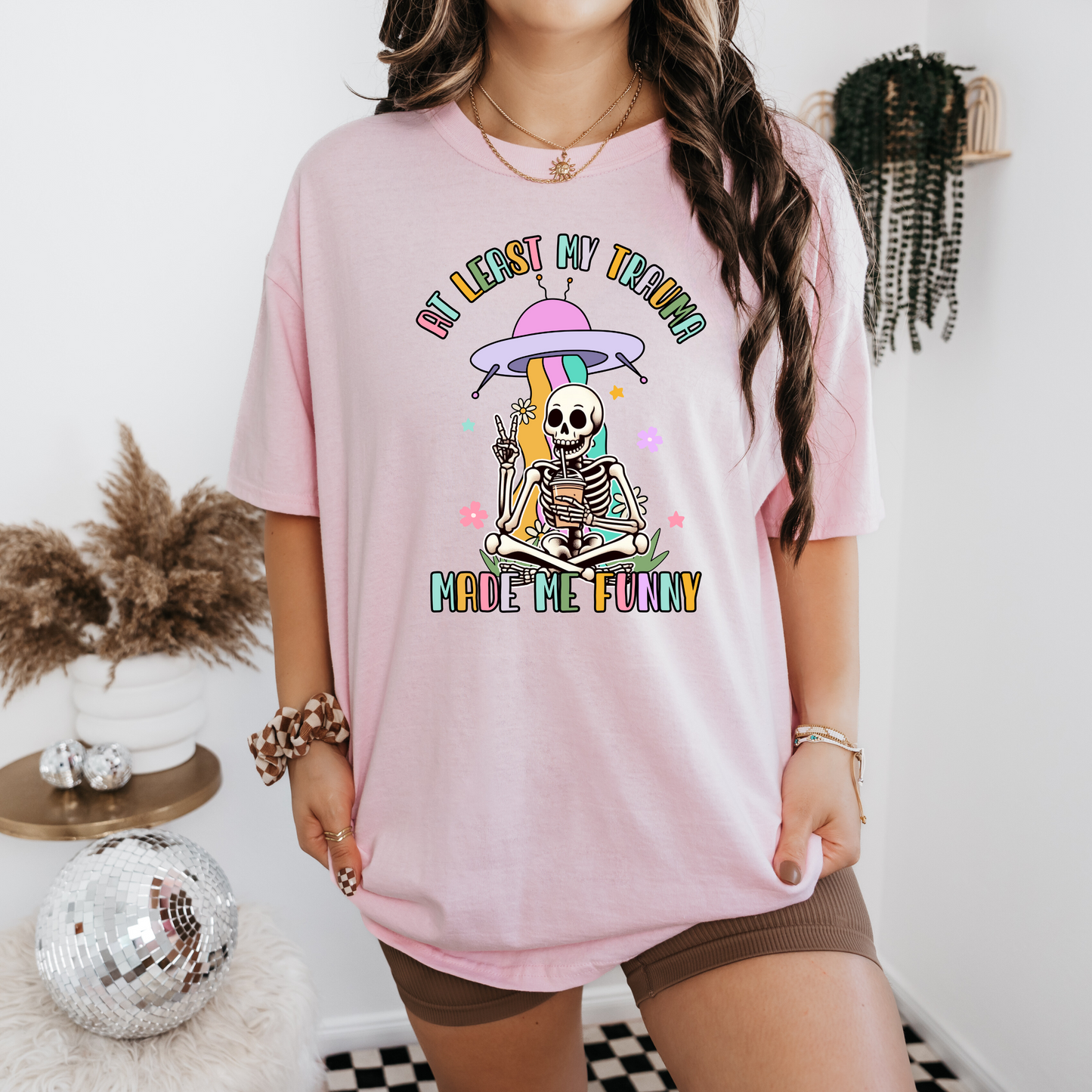 Trauma made me funny shirt/sweatshirt