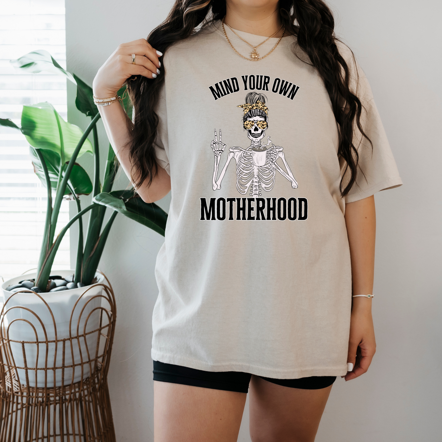 skeleton mind your own motherhood shirt/sweatshirt