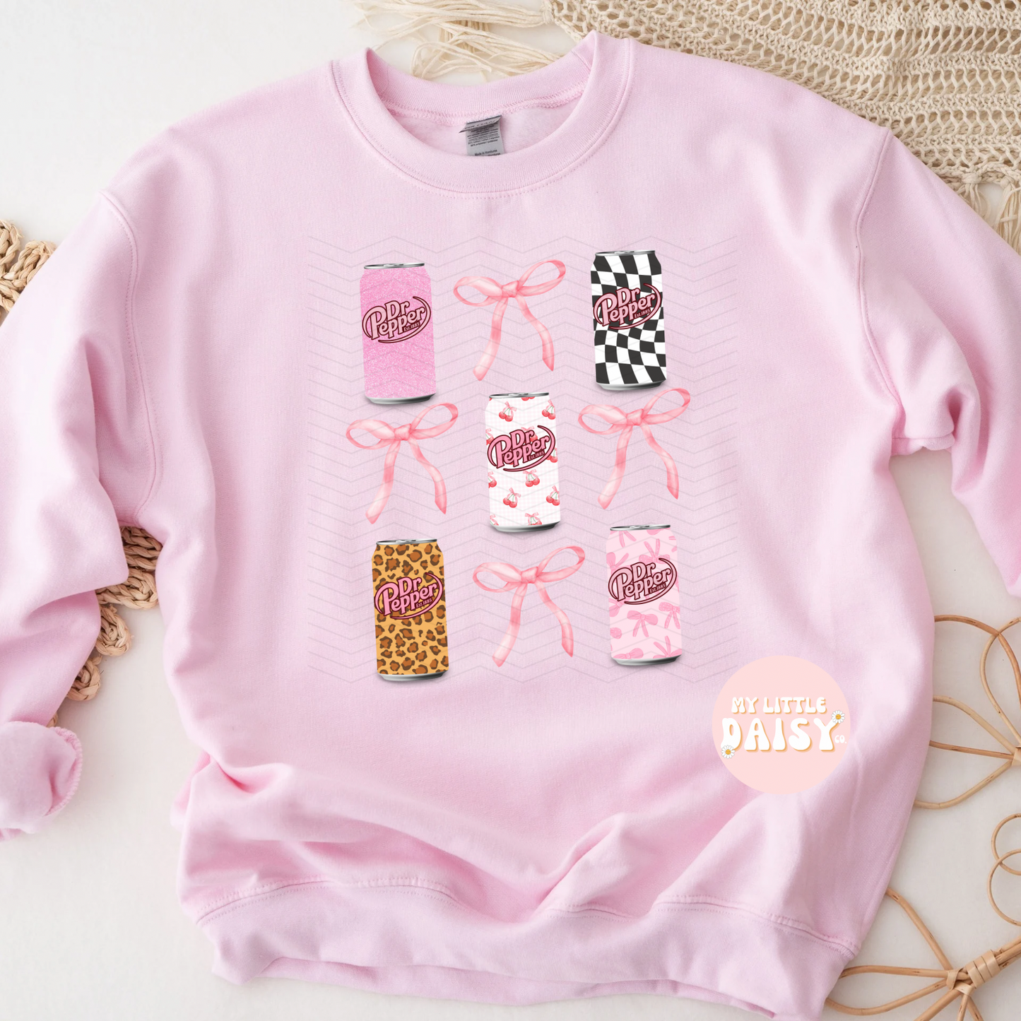 DP cute cans & bows shirt/sweatshirt
