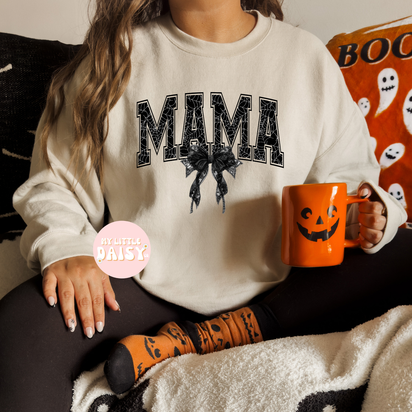 Spider web mama shirt/sweatshirt