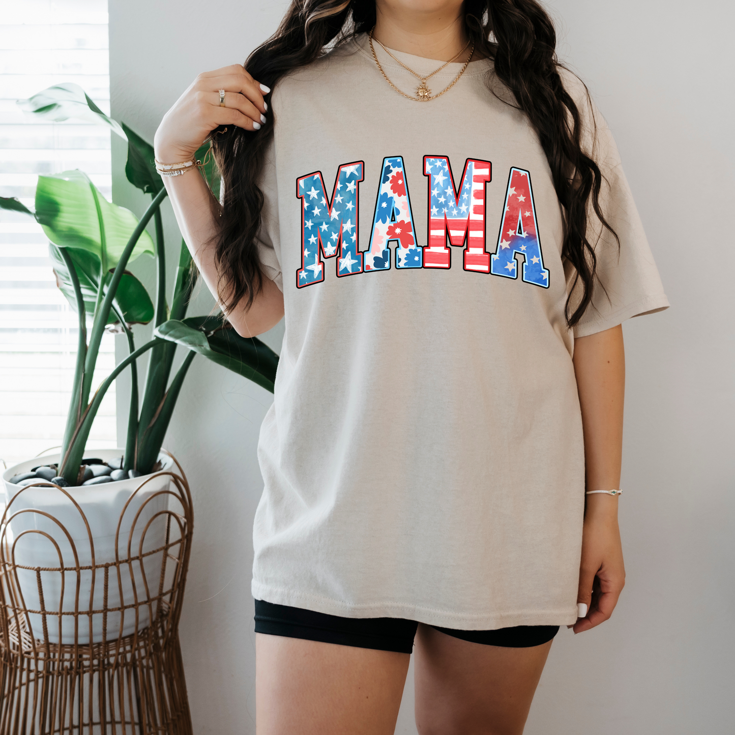 Mama, auntie, nana ,gigi ,grandma ,mamaw 4th of July shirt