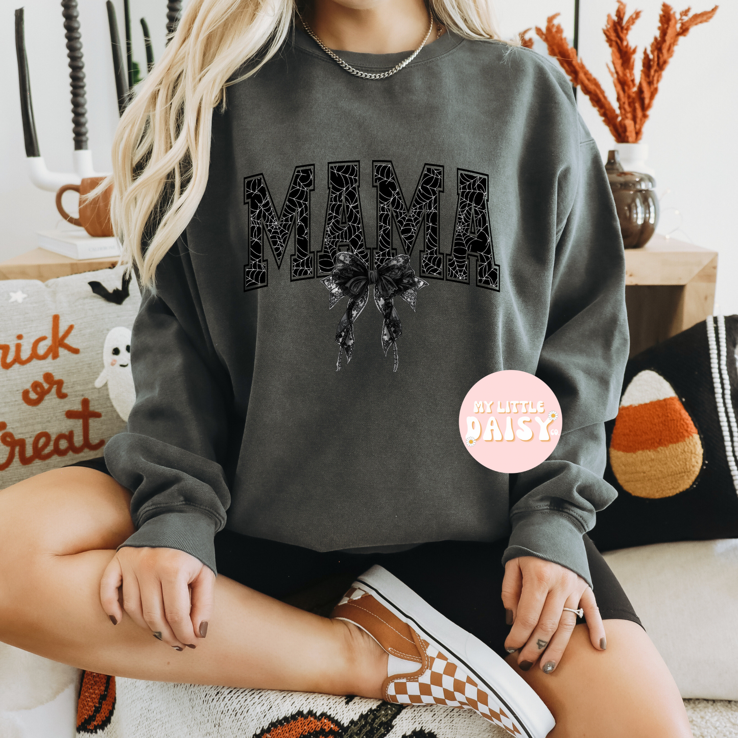Spider web mama shirt/sweatshirt