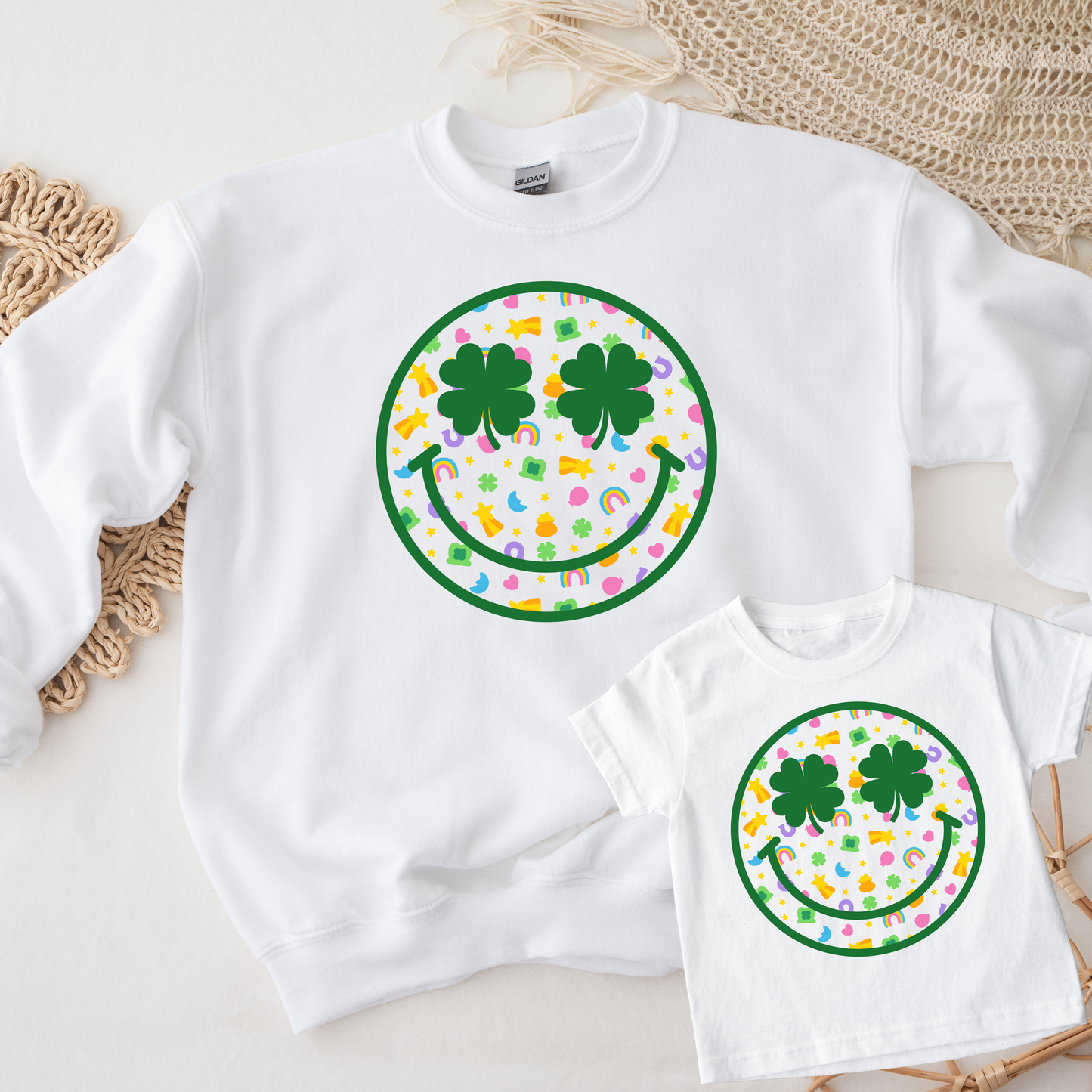 mini lucky charms smiley shirt