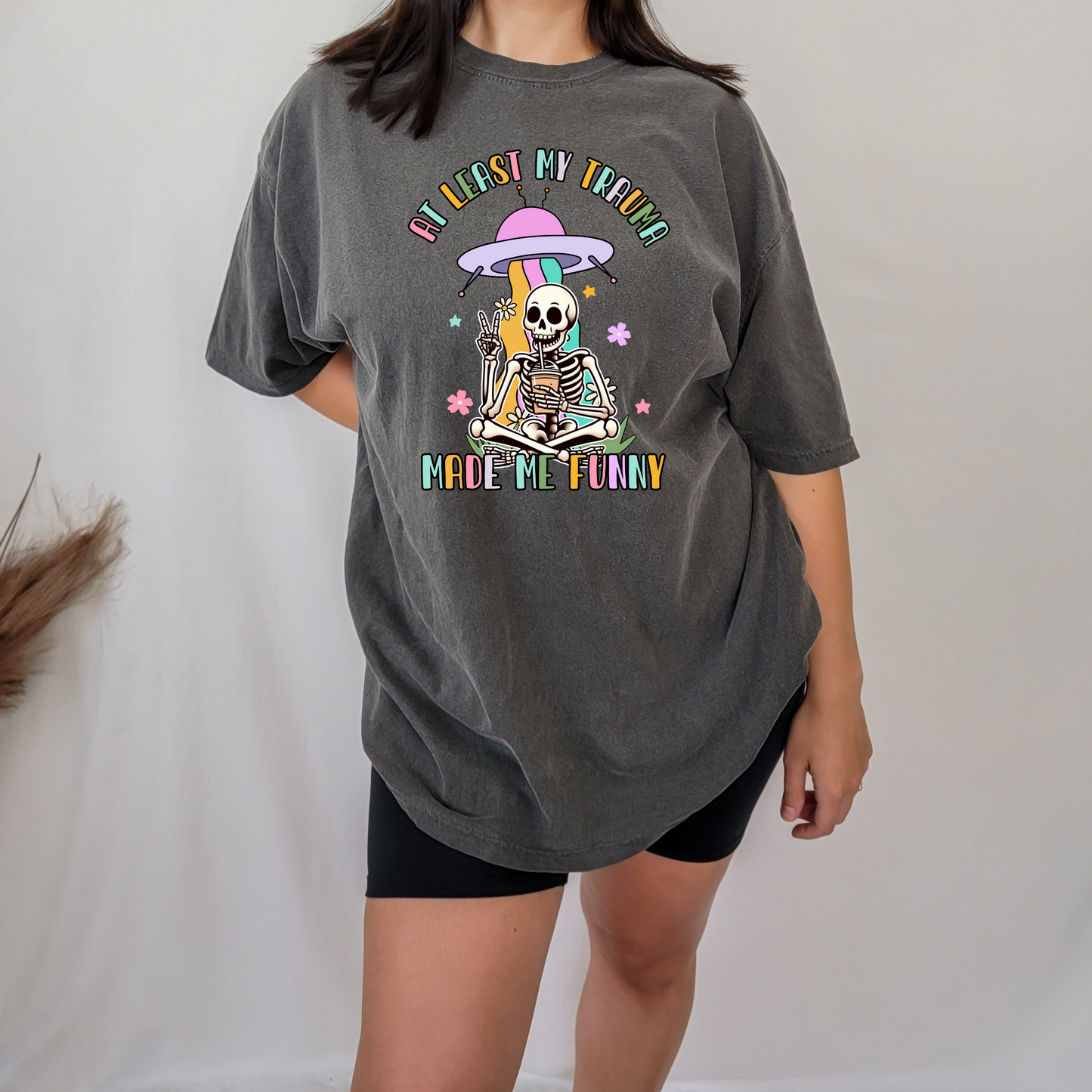 Trauma made me funny shirt/sweatshirt