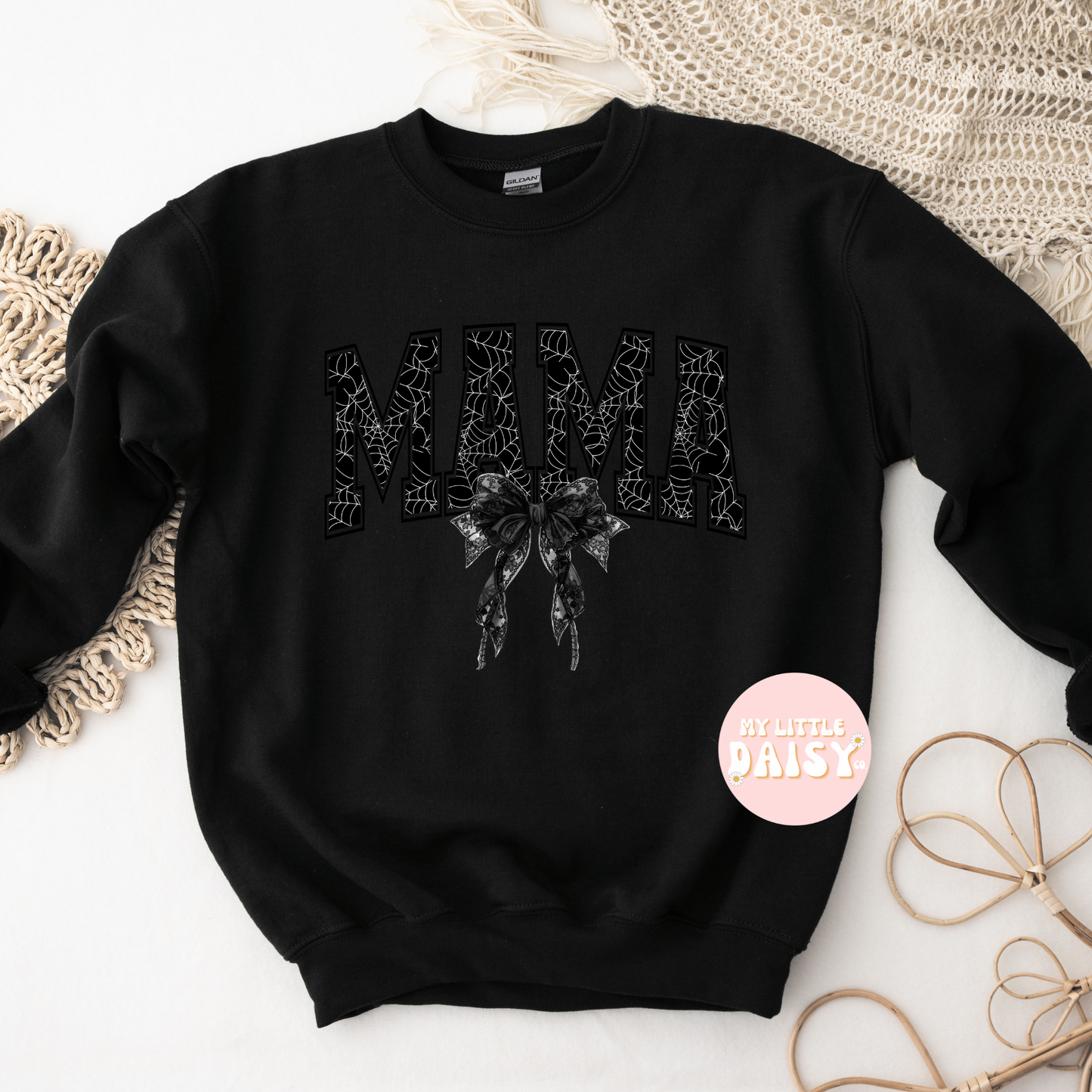 Spider web mama shirt/sweatshirt