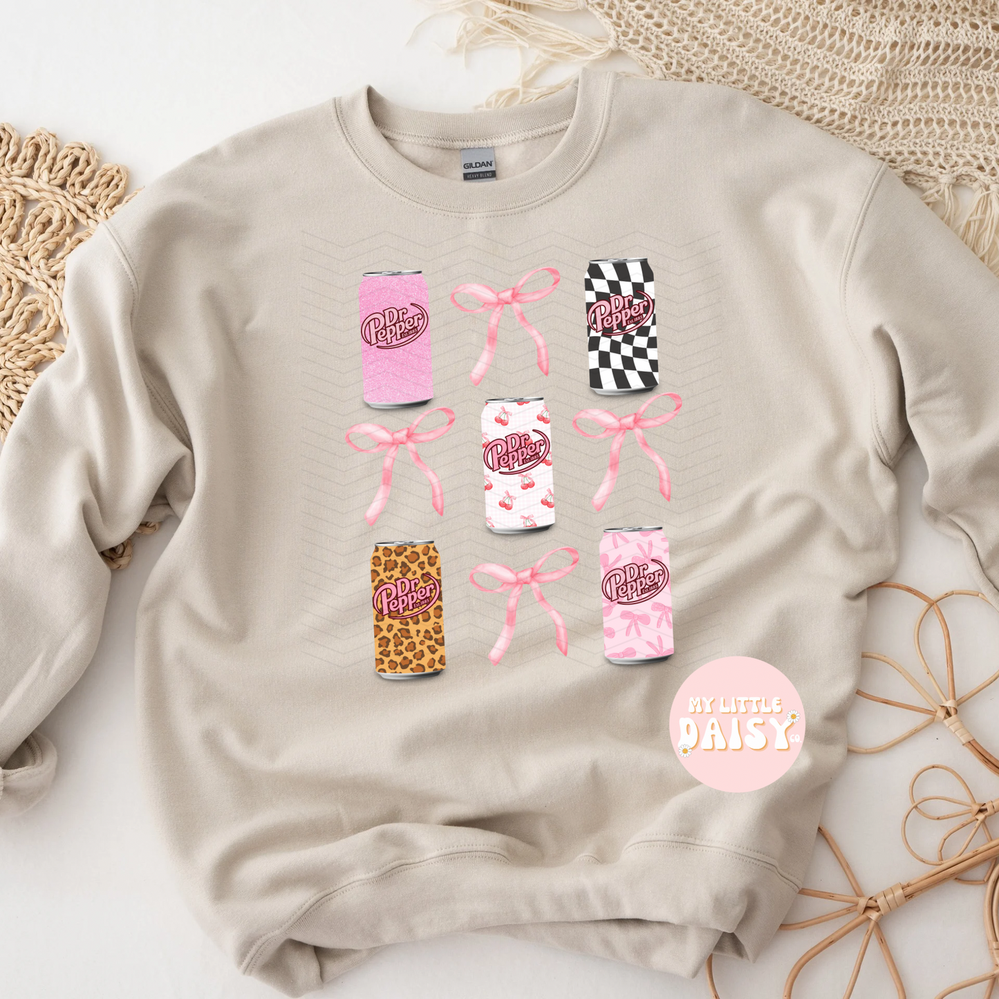 DP cute cans & bows shirt/sweatshirt
