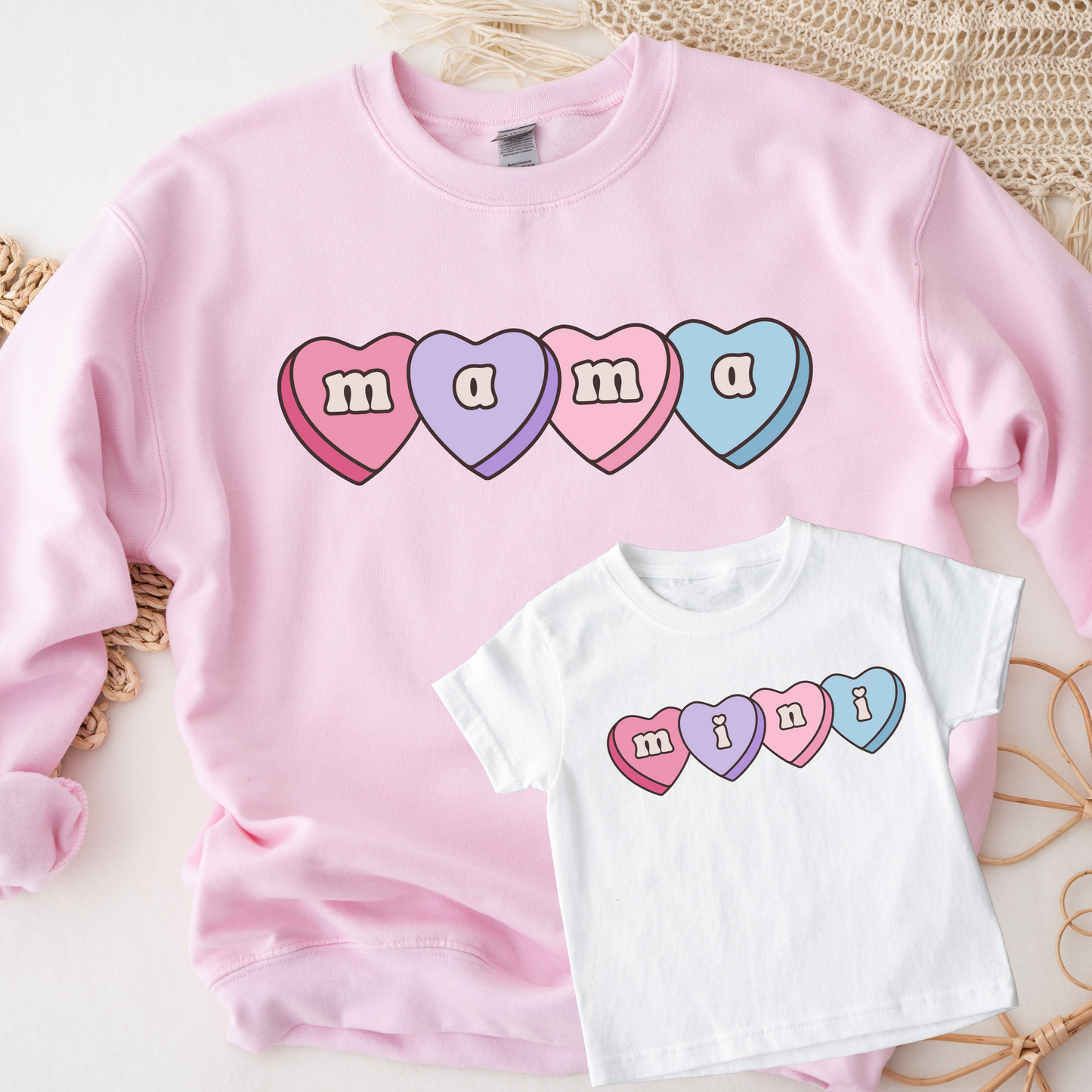 mini hearts shirt
