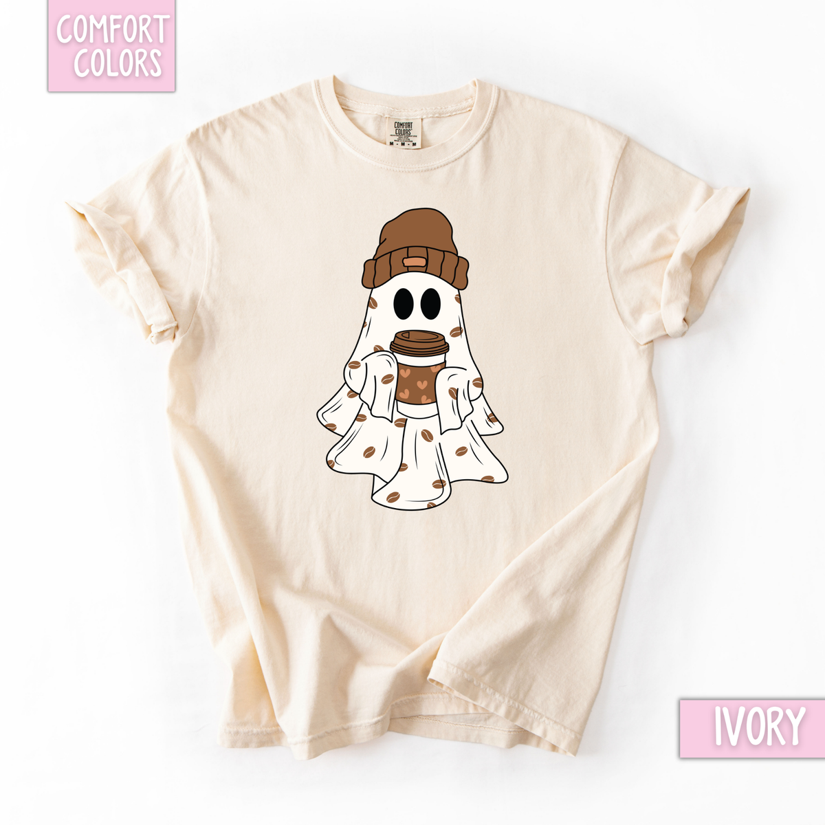 coffee bean ghost shirt/sweatshirt