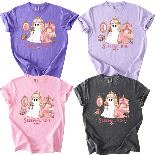 sleeping boo halloween shirt/sweatshirt