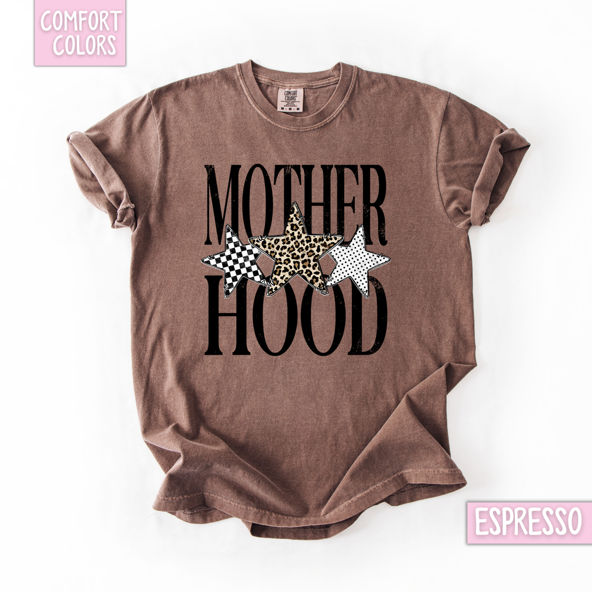 Motherhood pattern star shirt