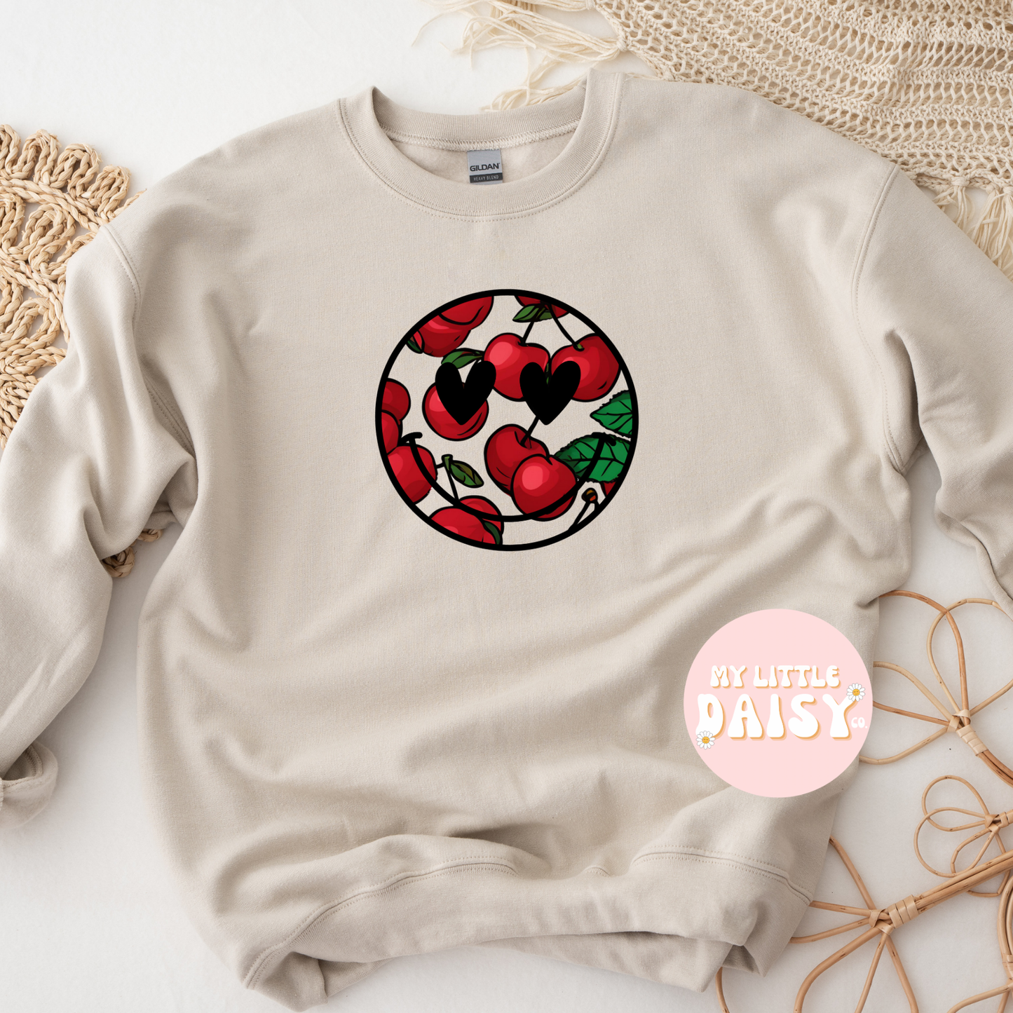 Smiley cherry shirt/sweatshirt