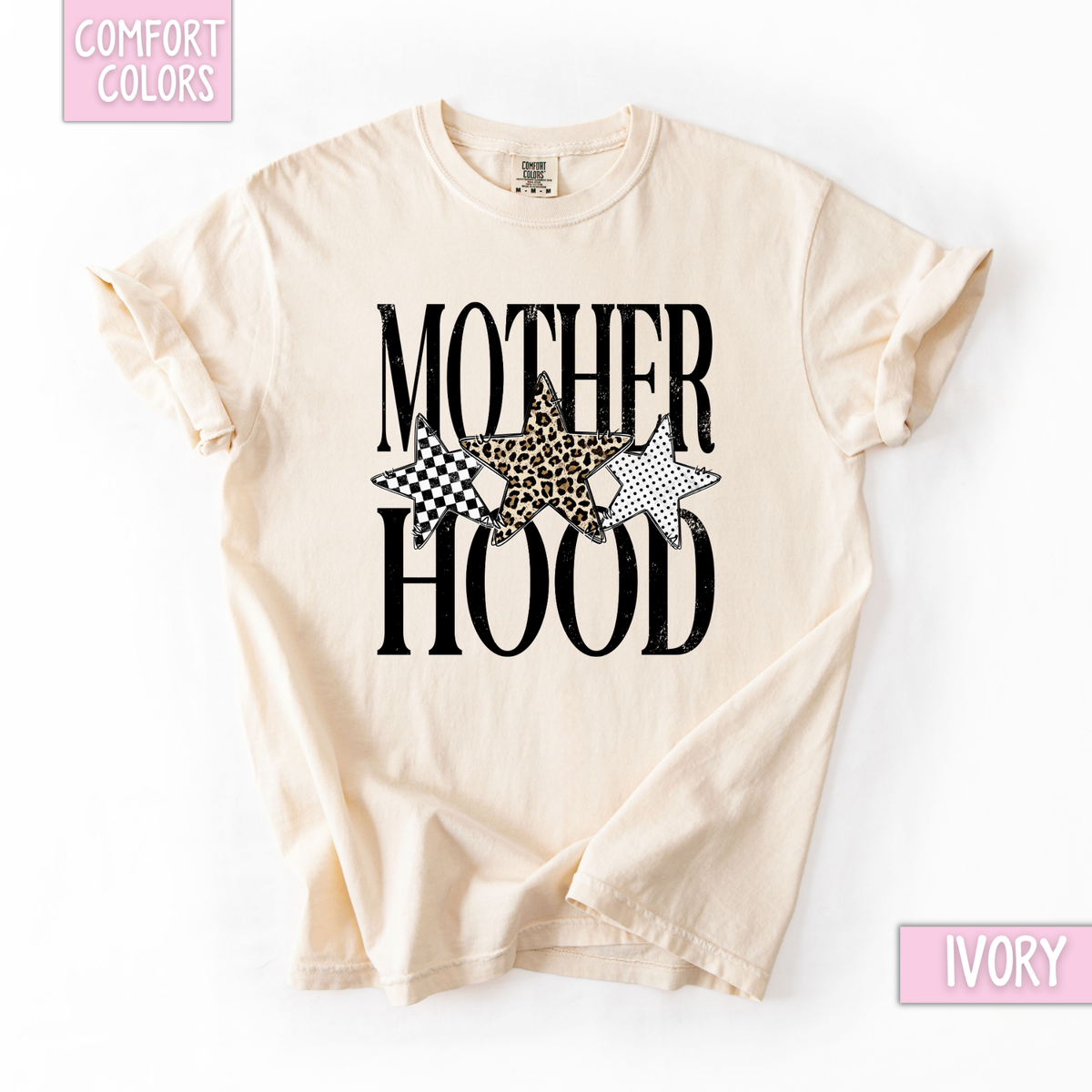 Motherhood pattern star shirt