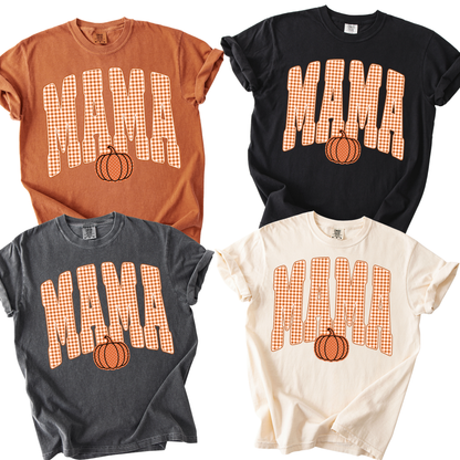 Plaid pumpkin mama shirt/sweatshirt