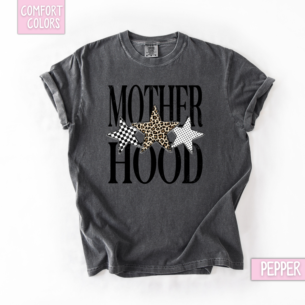 Motherhood pattern star shirt