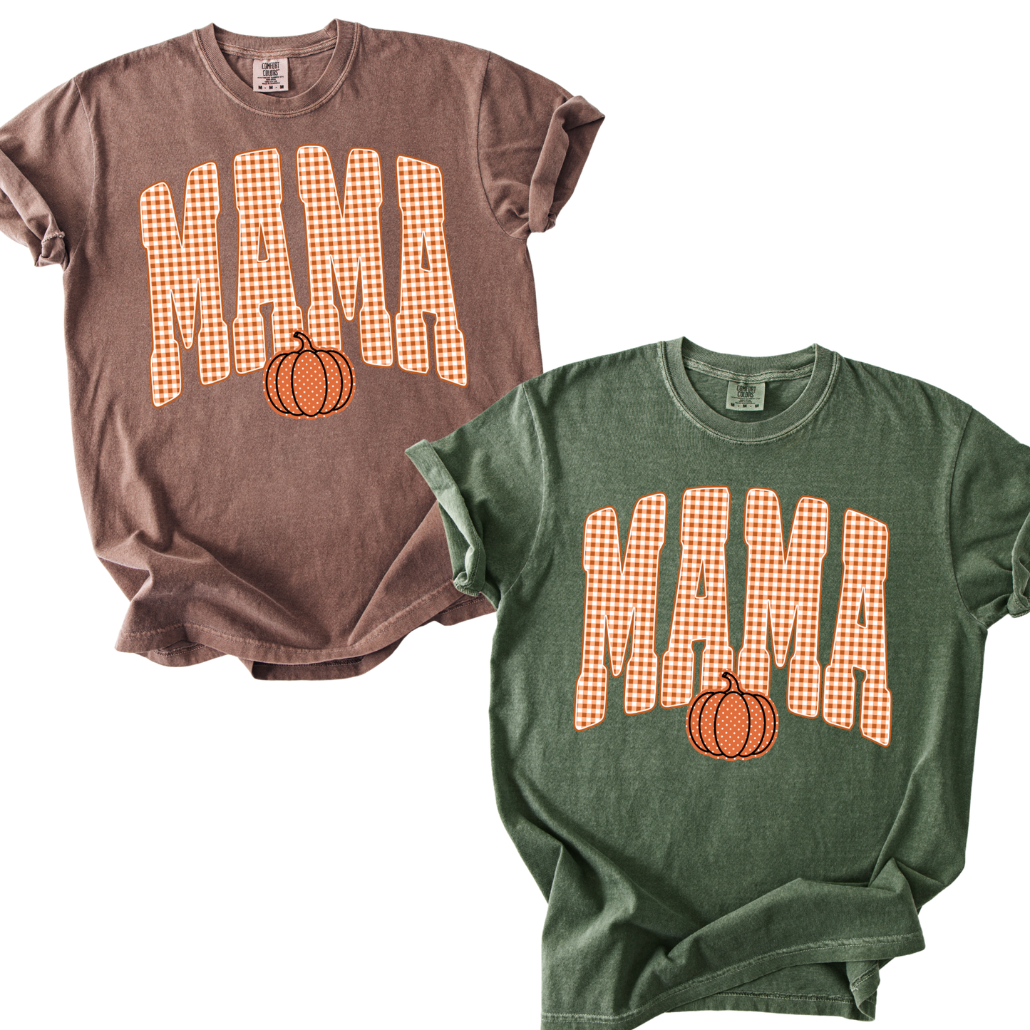 Plaid pumpkin mama shirt/sweatshirt