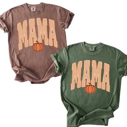 Plaid pumpkin mama shirt/sweatshirt