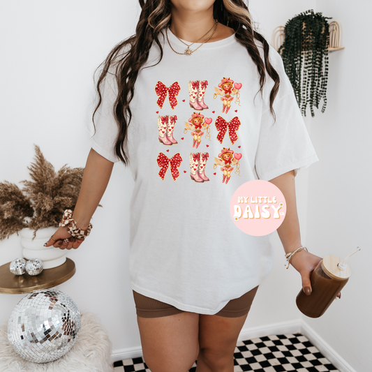 Western cupid valentine shirt/sweatshirt