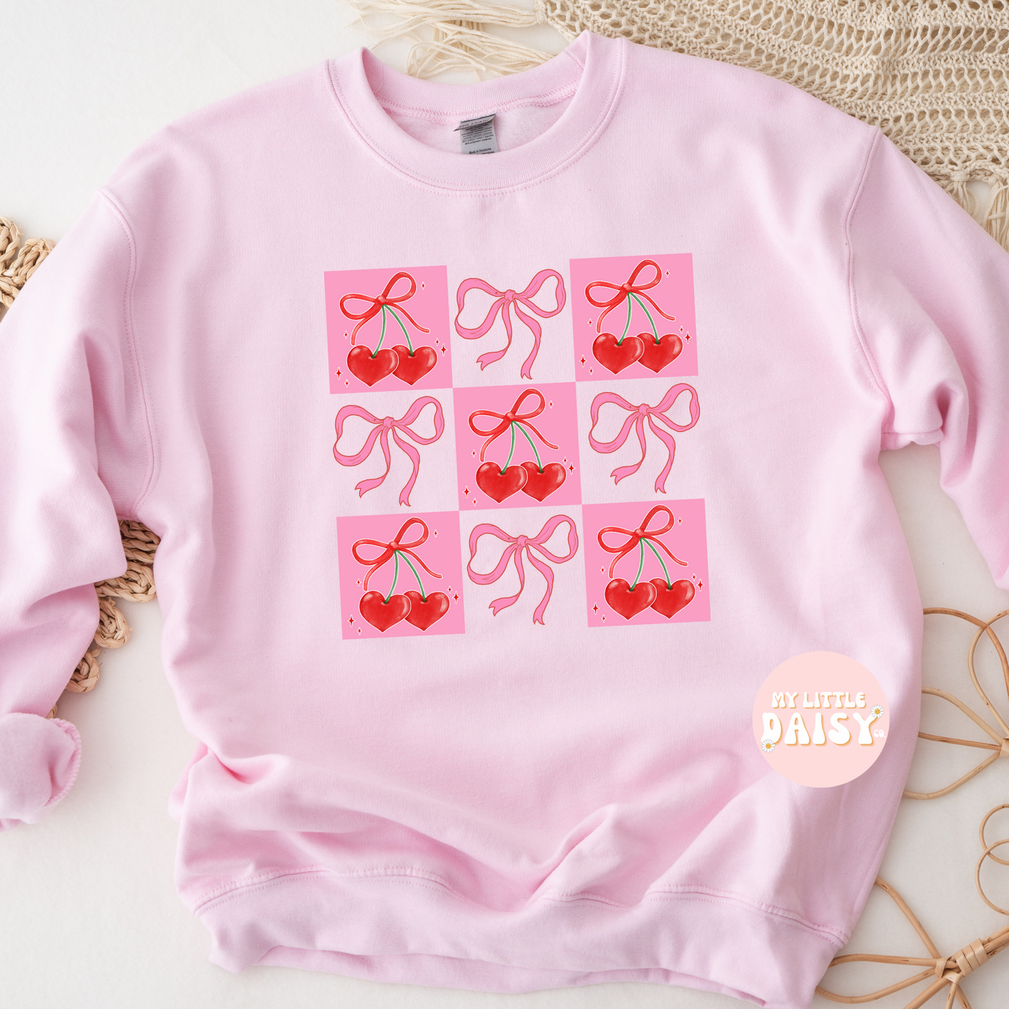 Heart cherries & bows shirt/sweatshirt