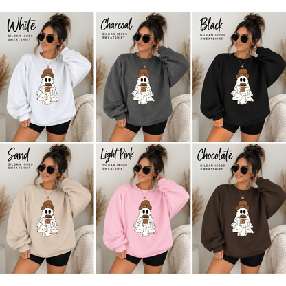 coffee bean ghost shirt/sweatshirt