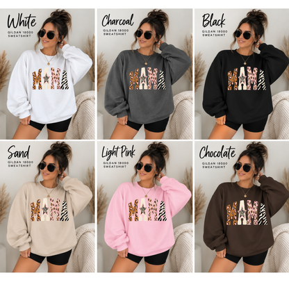 Pink zebra cheetah shirt/sweatshirt
