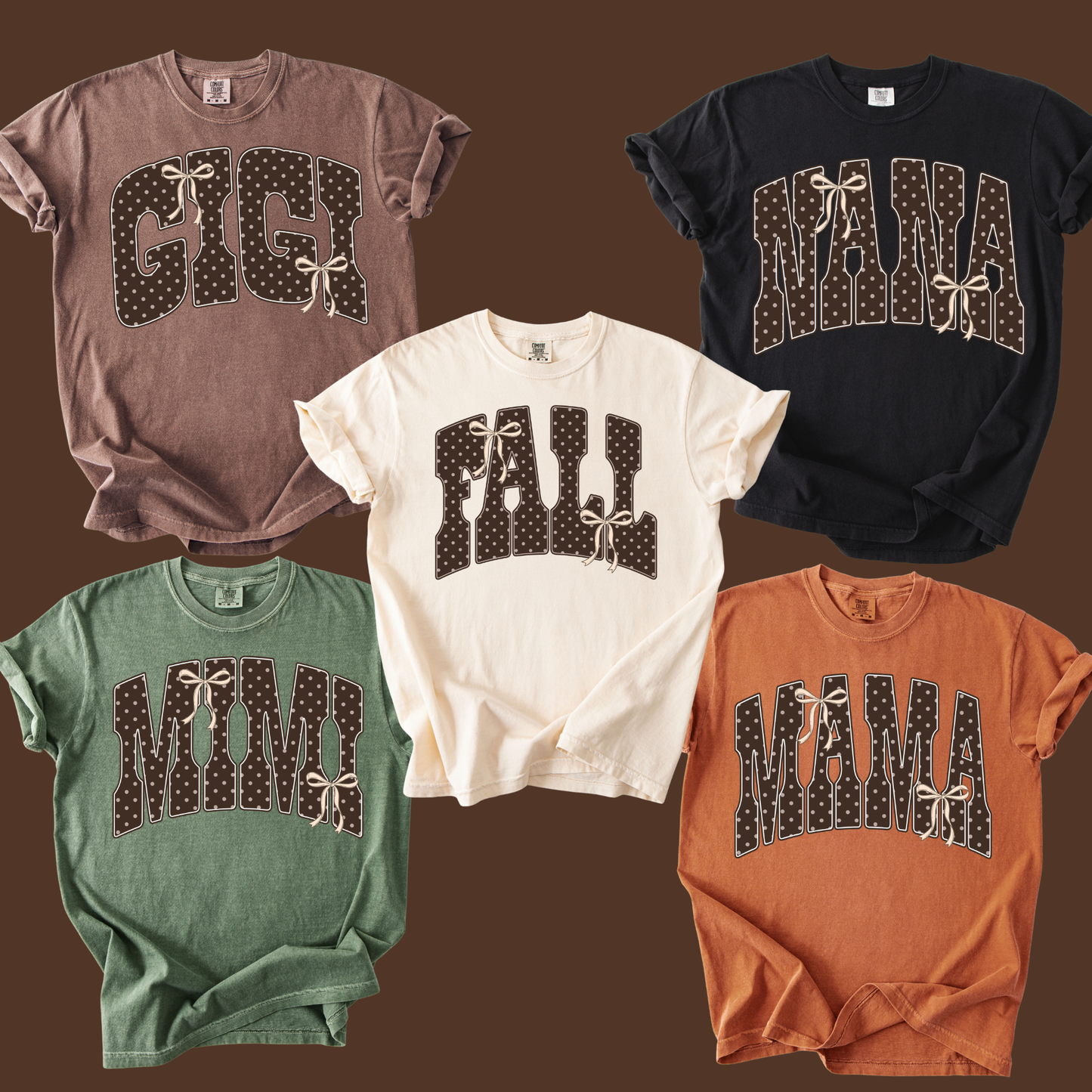 Fall polka dot mama, gigi, teacher, mimi, nana shirt/sweatshirt