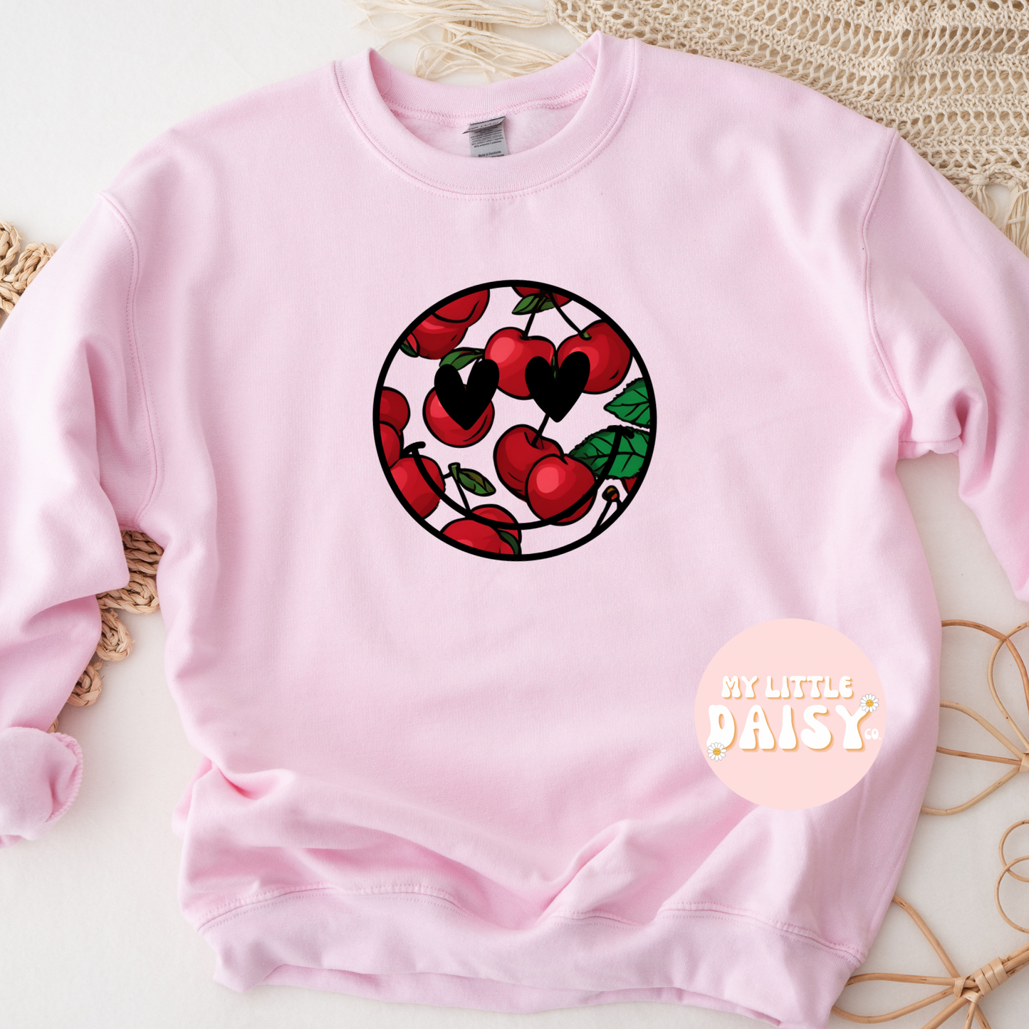 Smiley cherry shirt/sweatshirt