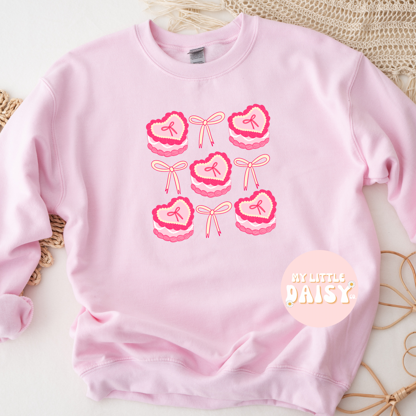 Valentine heart cake's & bow's shirt/sweatshirt