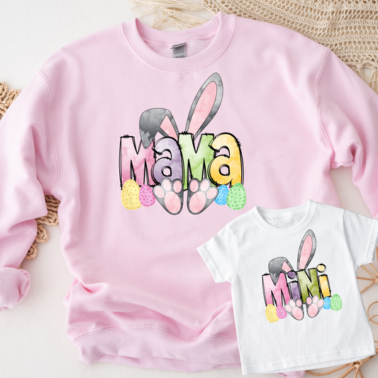 mini water color bunny shirt