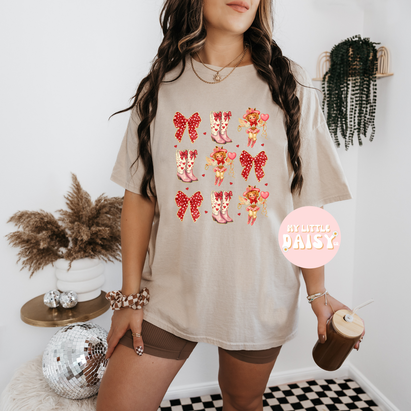 Western cupid valentine shirt/sweatshirt