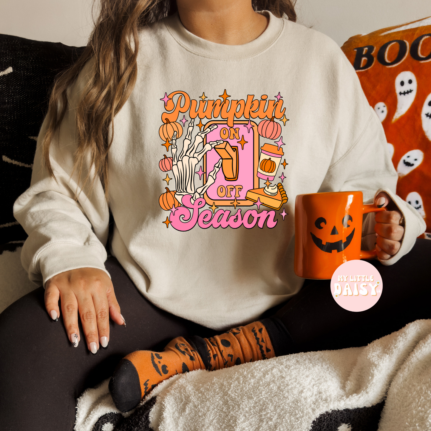 pumpkin season on shirt/sweatshirt