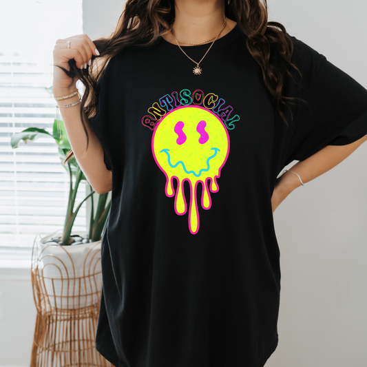 antisocial smiley shirt/sweatshirt