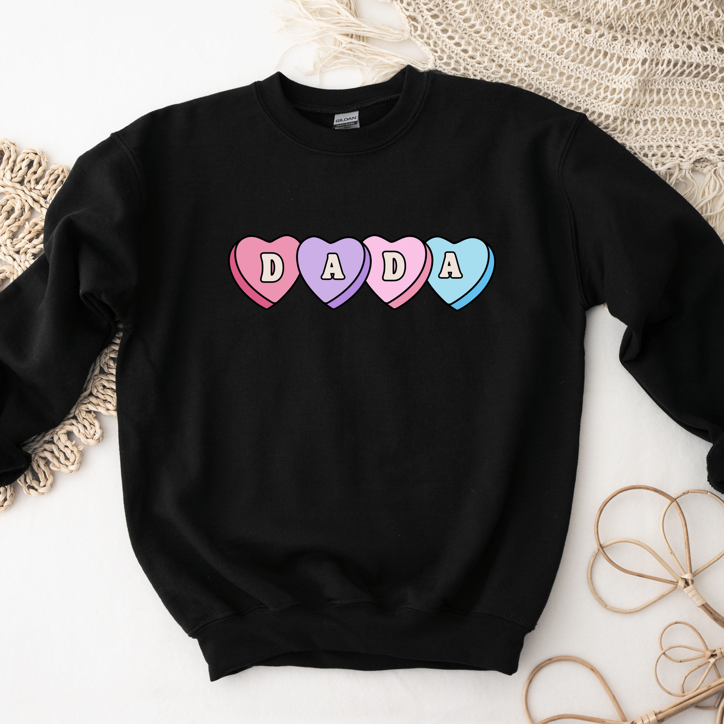 Pastel hearts sweatshirt/t-shirt (choose your design)