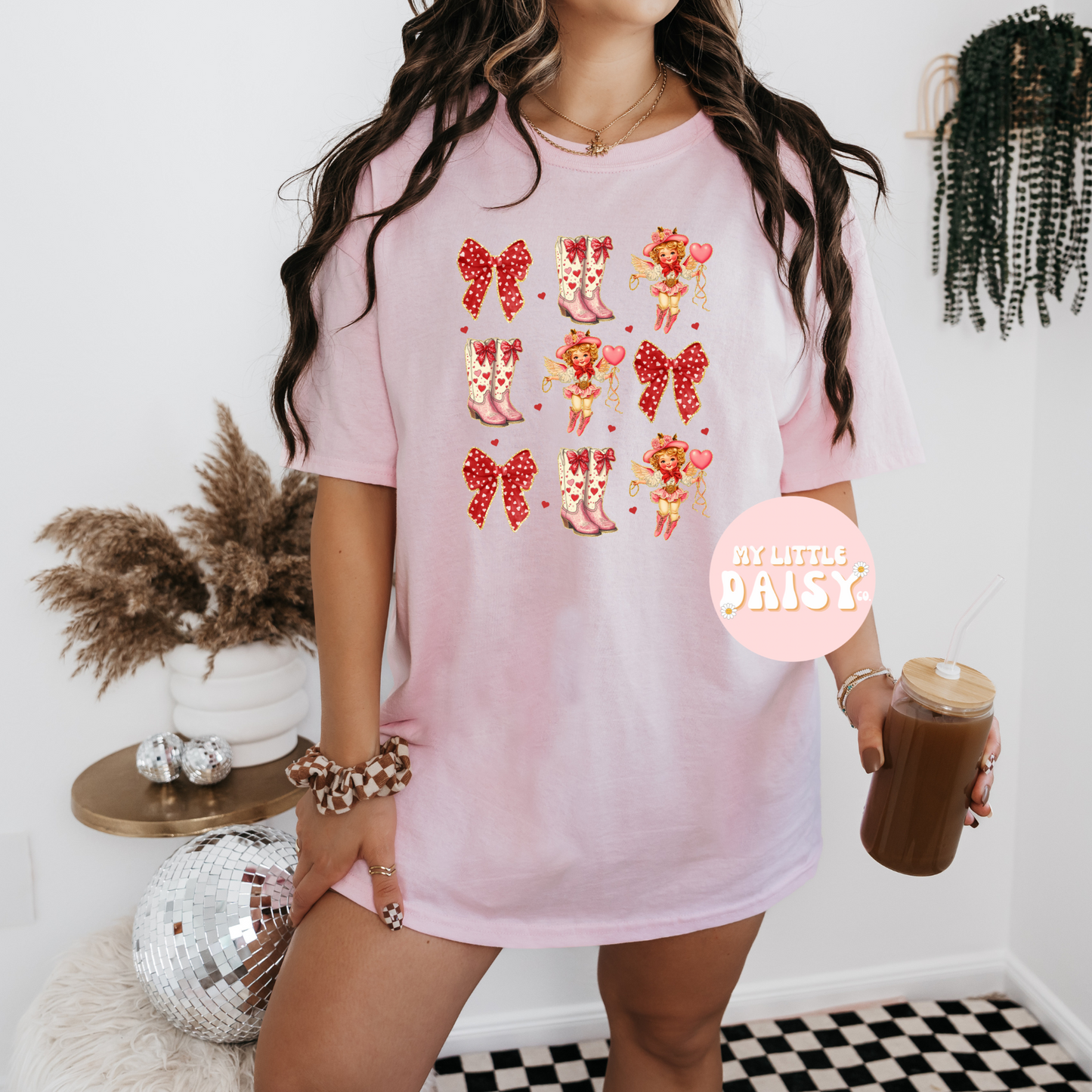 Western cupid valentine shirt/sweatshirt