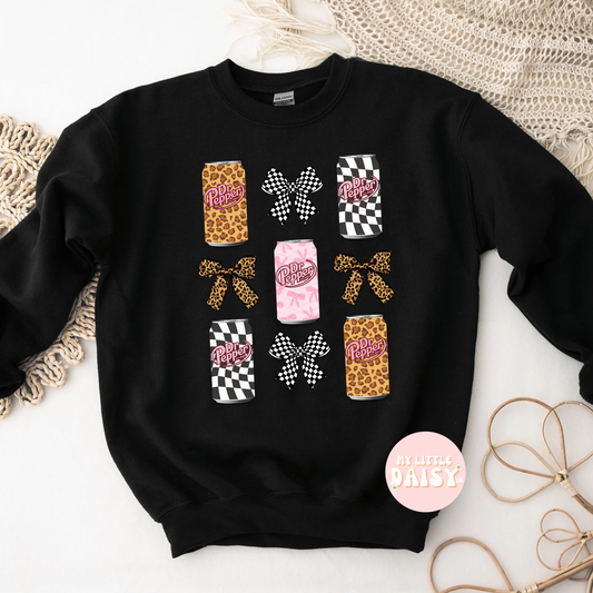 DP Leopard & checkered print shirt/sweatshirt