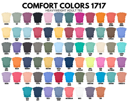 trendy fishing comfort colors tee