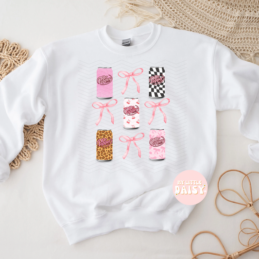 DP cute cans & bows shirt/sweatshirt