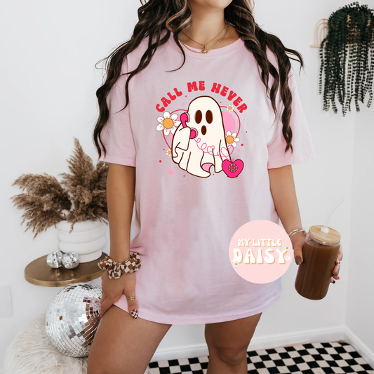 Call me never ghost valentines shirt/sweatshirt