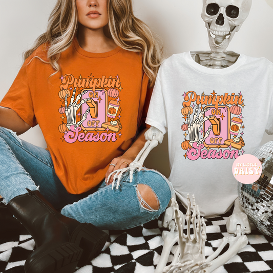 pumpkin season on shirt/sweatshirt